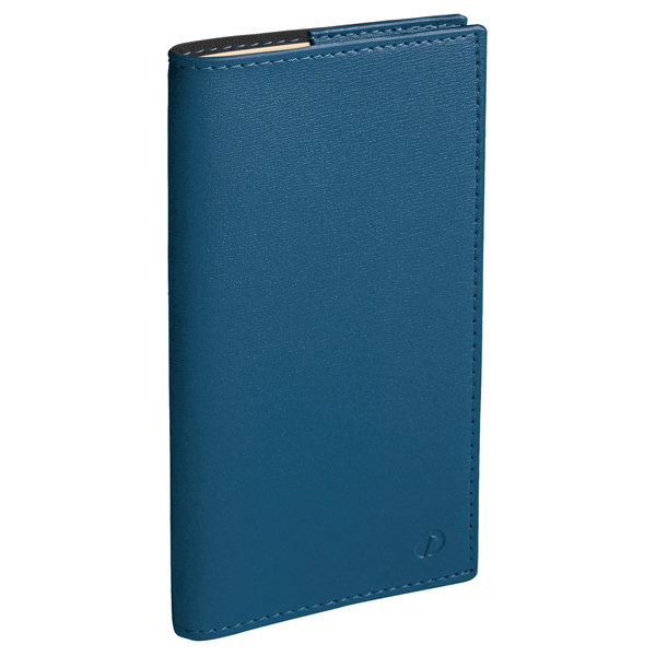 Agenda Planing Planital c/spirale 8,8x17cm Soho blu acciaio 2027 Quo Vadis