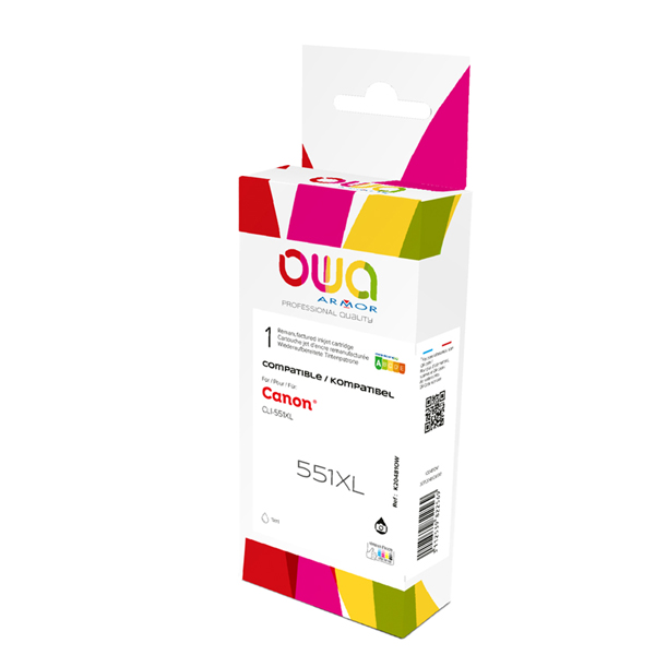 Armor Cartuccia Nero per CLi-551XL -10,5 ml