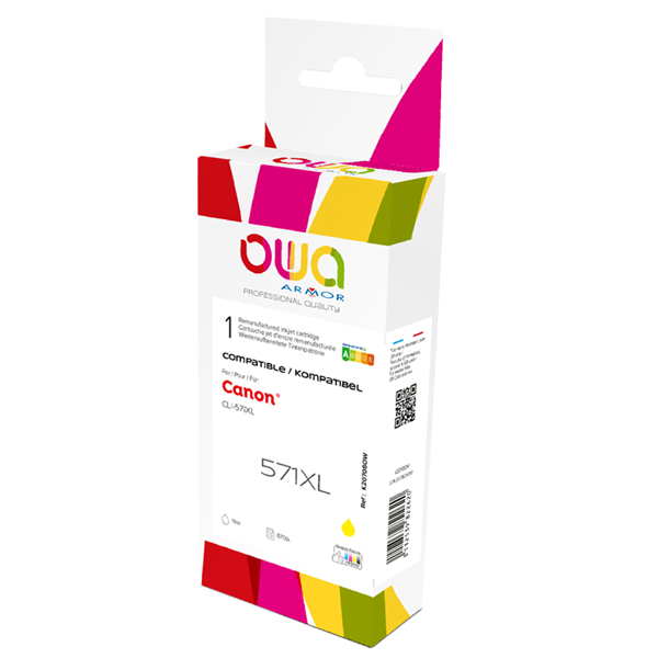 Armor Cartuccia Giallo per Canon CLI-571XL -11ml