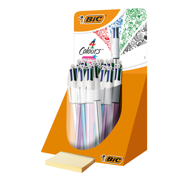Expo sfera Cristal®Shine Metal - 20 pezzi - colori assortiti - Bic
