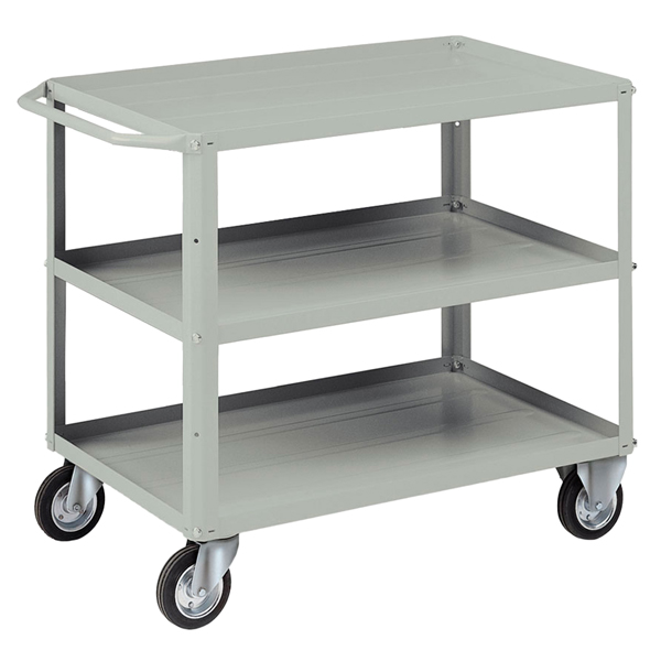 Carrello 3 vasche da 93x60cm grigio