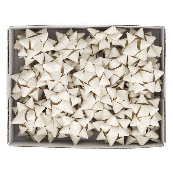 36 stelle nastro carta erba 20mmxD9cm avorio Brizzolari