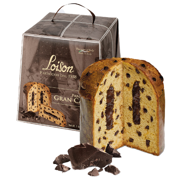 Panettone Gran Cacao in astuccio Linea Tuttigiorni 600gr Loison