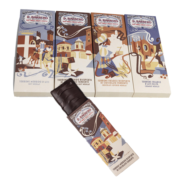 Tavoletta Premiata Torroneria 150/170gr gusti assortiti in astuccio Barbero