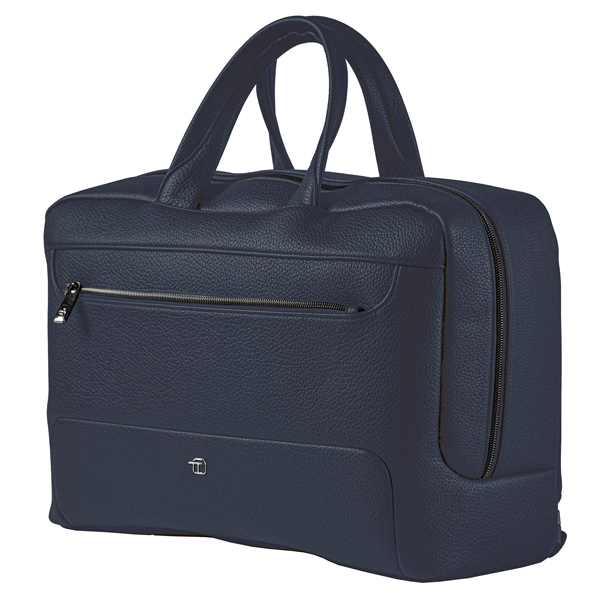 Bi-Bag Gate Trended ecopelle dim. 42x28x14cm blu InTempo