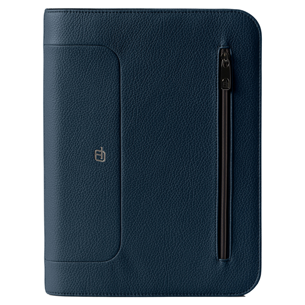 Portablocco A4 Gate Trended ecopelle dim. 28x35cm blu InTempo