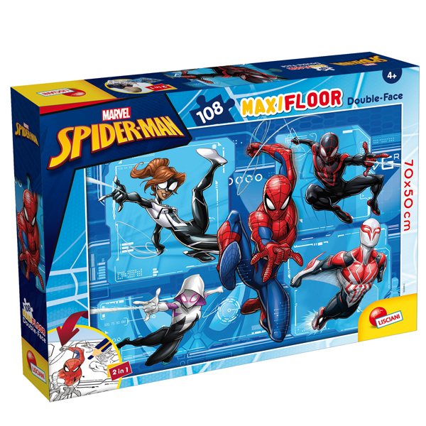 Puzzle Maxi 108pz Marvel ''Spiderman'' Lisciani