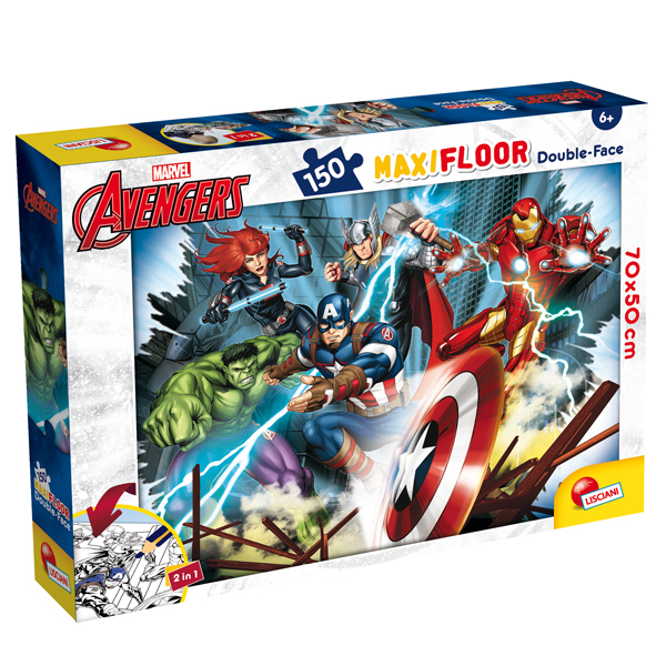 Puzzle Maxi 150pz Marvel ''Avengers'' Lisciani