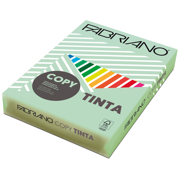CARTA COPY TINTA A4 160gr 250fg col.tenui ACQUAMARINA FABRIANO