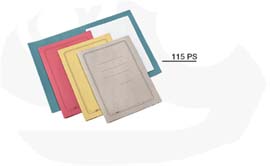 100 CARTELLINE SEMPLICI VERDE C/STAMPA 145GR