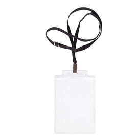 10 PORTANOME PASS 6S-P 10x15cm (A6 NEUTRO con CORDONCINO NERO