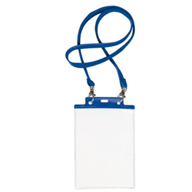 10 PORTANOME PASS 7ST-M 15x21cm (A5 BLU con CORDONCINO BLU