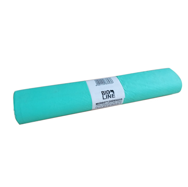 10 Sacchi BIO verdi 90x120cm 120Lt 19mic