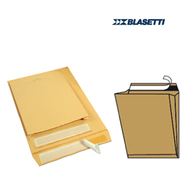 250 BUSTE SACCO AVANA 120GR 250X353X40MM C/SOFFIETTI STRIP MONODEX