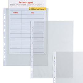 25 buste forate ATLA T 150 15x21cm liscio SEI ROTA