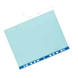 25 Buste forate Pastel 22x30 azzurro liscio Favorit