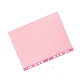 25 Buste forate Pastel 22x30 rosa liscio Favorit