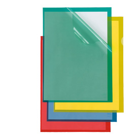 25 CARTELLINE A L 21X29,7 VERDE POLI 150 COLOR PPL B.A. SEI