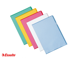 25 CARTELLINE A L 21X30 ROSSO DE LUXE PPL B.A ESSELTE