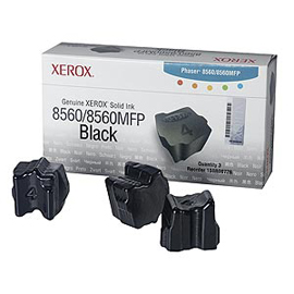 3 STICK SOLID INK NERO PHASER 8560