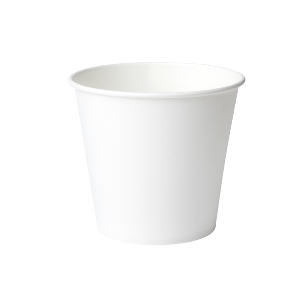 50 Bicchieri in carta 100ml bianco Signor Bio