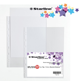 50 Buste forate 22x30cm Buccia Top Starline