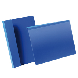 50 buste identificazione con aletta 210x297mm (A4-oriz 1723 Blu Durable