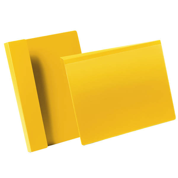 50 buste identificazione con aletta 210x297mm (A4-oriz 1723 Giallo Durable