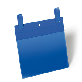 50 buste identificazione con fascette 210x148mm (A5-ORIZ. art.1749 Blu DURABLE