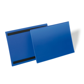 50 buste identificazione magnetiche 297x210mm (A4-ORIZ. art.1745 Blu DURABLE