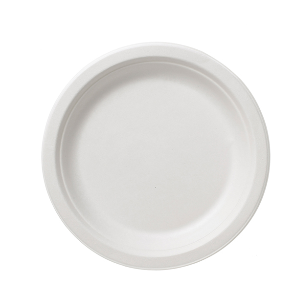 50 Piatti piani D220mm rotondo BIO Leone