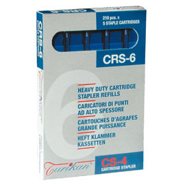 5 caricatori da 210 punti CRS-6 mm blu (fino a 25 fogli Turikan