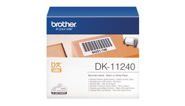 600 ETICHETTE ADESIVE IN CARTA NERO/BIANCO 102mm x 51mm