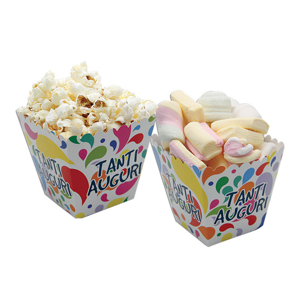 6 sweety box 6,5x8x6cm ''Tanti Auguri'' Big Party