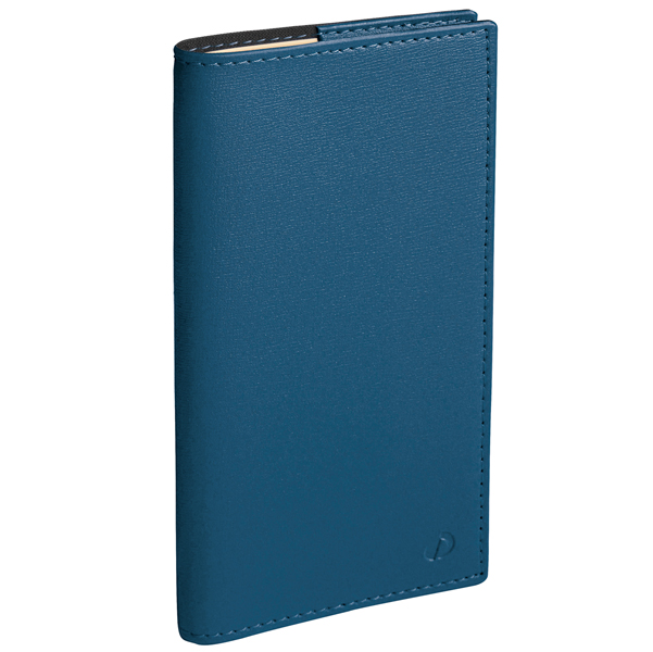 AGENDA PLANING ITALNOTES S SPIRALATO 8,8X17CM SOHO BLU ACCIAIO 2023 QUOVADIS