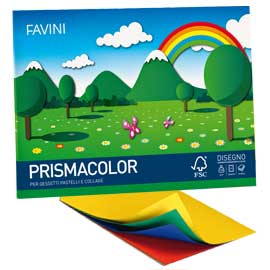 Album PRISMACOLOR 10fg 128gr 24x33cm monoruvido FAVINI