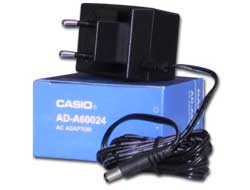 ALIMENTATORE CASIO AD-A60024 PER CALCOLATRICI SERIE HR
