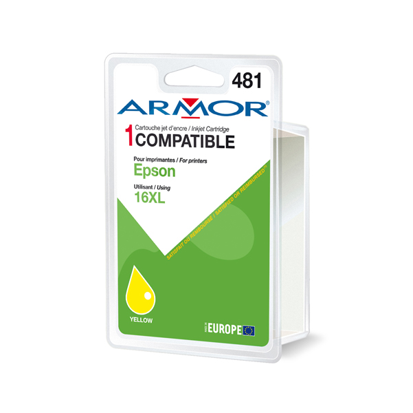 Armor Cartuccia Giallo PER EPSON WORKFORCE WF2010W 2520NF