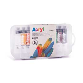 ASTUCCIO 10 COLORI ACRILICO 18ml Primo