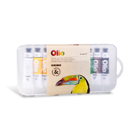 ASTUCCIO 10 COLORI A OLIO 18ml Primo