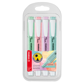 Astuccio 4 colori evidenziatore SWING COOL pastel STABILO