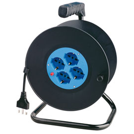 AVVOLGICAVO 25MT 4 PRESE Schuko (delist