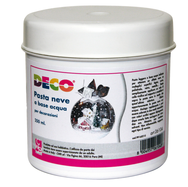 Barattolo pasta da neve 250ml DECO
