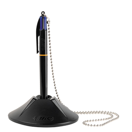 BICÂ®4 COLORS PEN DESK 1,0 4 REFILLS BLU
