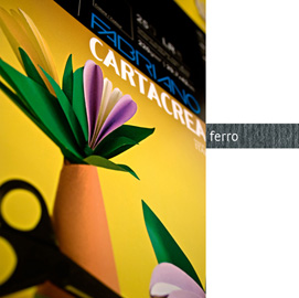 ABlister 10fg cartoncino 35x50cm 220gr ferro Cartacrea Fabriano