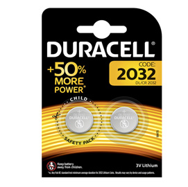 BLISTER 2 PILE LITIO DURACELL 3V (DL2032