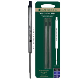 Blister 2 refill GEL per sfera Parker   BLU PUNTA FINE