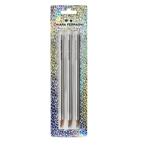 Blister 3 matite grafite Chiara Ferragni collezione 2023