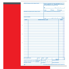 BLOCCO DDT 225X297mm 50fgx3copie (mitt-dest-vett BM