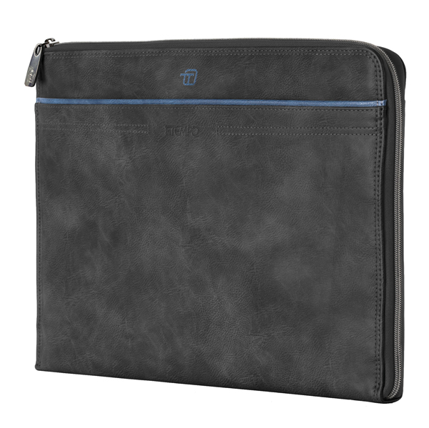 BORSA OFFIICEBAG BLUEGATE DIM. 38X30X2CM NERO INTEMPO